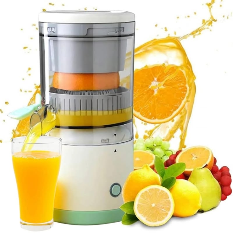 Manual Citrus Juicer & Squeezer – Portable Hand-Press Fruit Juicer With Built
