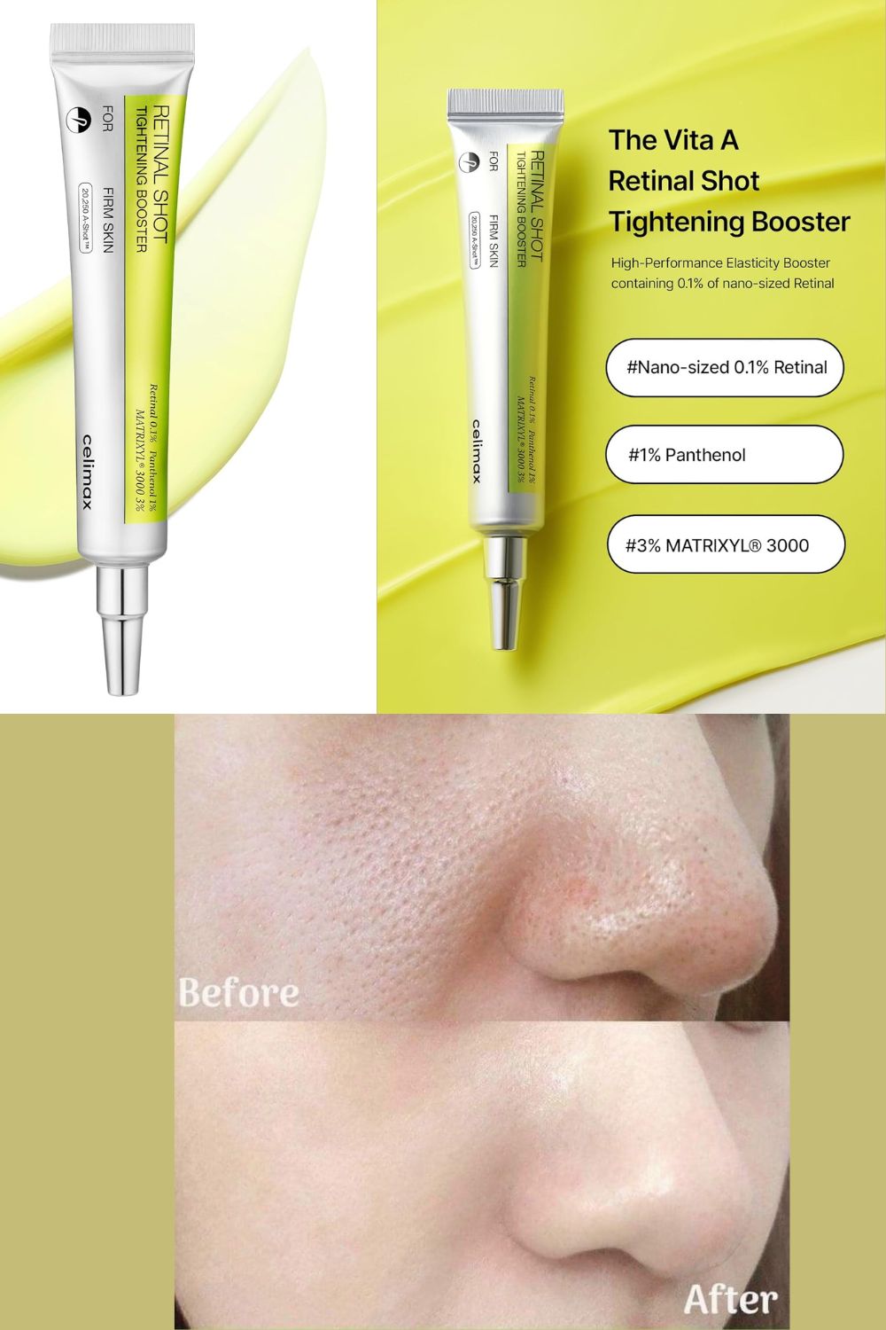 Celimax The Vita A Retinal Shot Tightening Booster – 0.1% Retinal &amp; Matrixyl 3%
