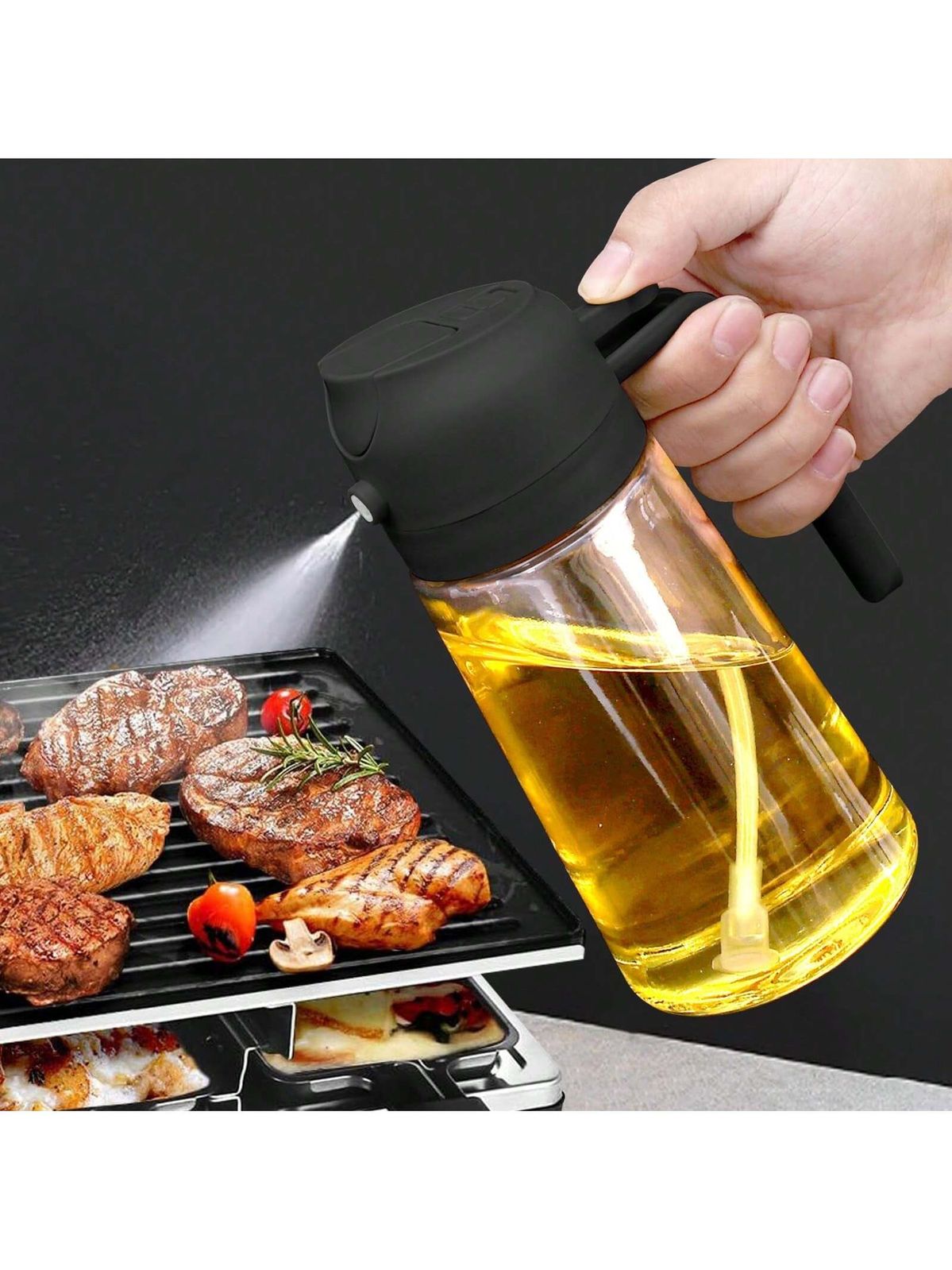 Sprayer Bottle  2-in-1 Olive Oil