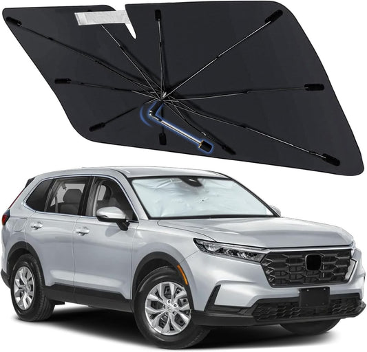 Premium Car Windshield Sun Shade Umbrella – Foldable UV Reflector & Heat Insulation Cover